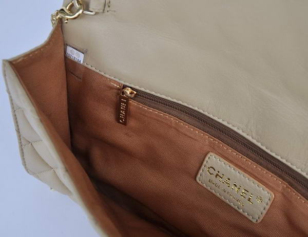 Fake Chanel Mademoiselle Turnlock Clutch Bags 2253 Apricot On Sale